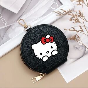NEW Hello Kitty Black Coin Purse